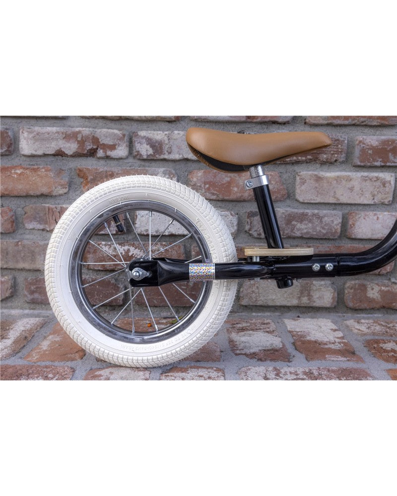 Bicicleta de equilibrio Yvelo Classic Negra vintage Yvolution