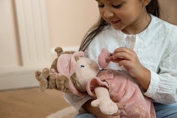 Bebé Muñeca Rosa Grande 40cm Little Dutch