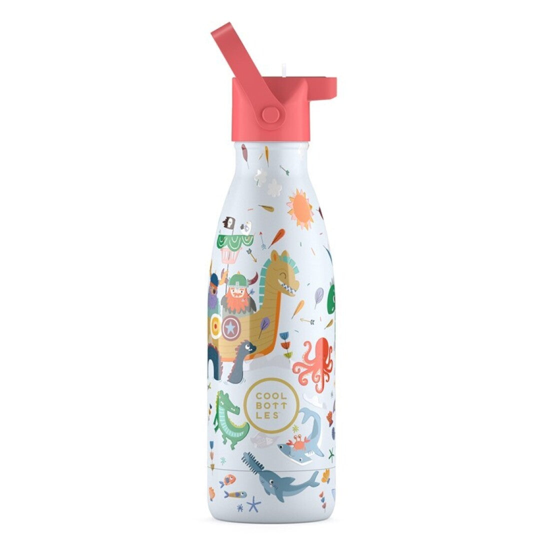 Botella Térmica Acero Cool Bottles Brave Vikings 350ml