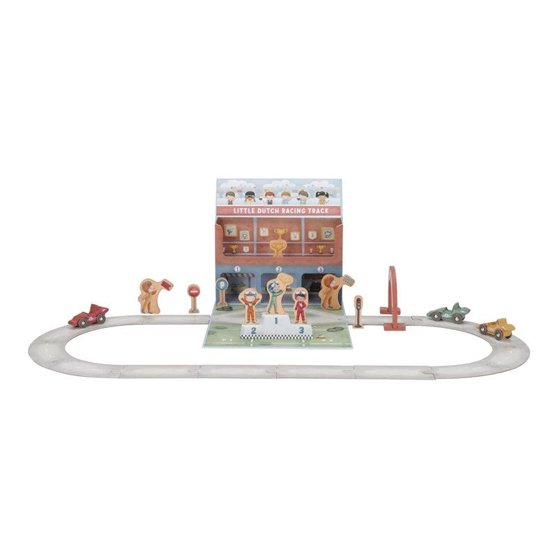 Caja de juego con Pista de Carreras FSC Little Dutch