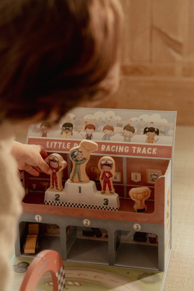 Caja de juego con Pista de Carreras FSC Little Dutch