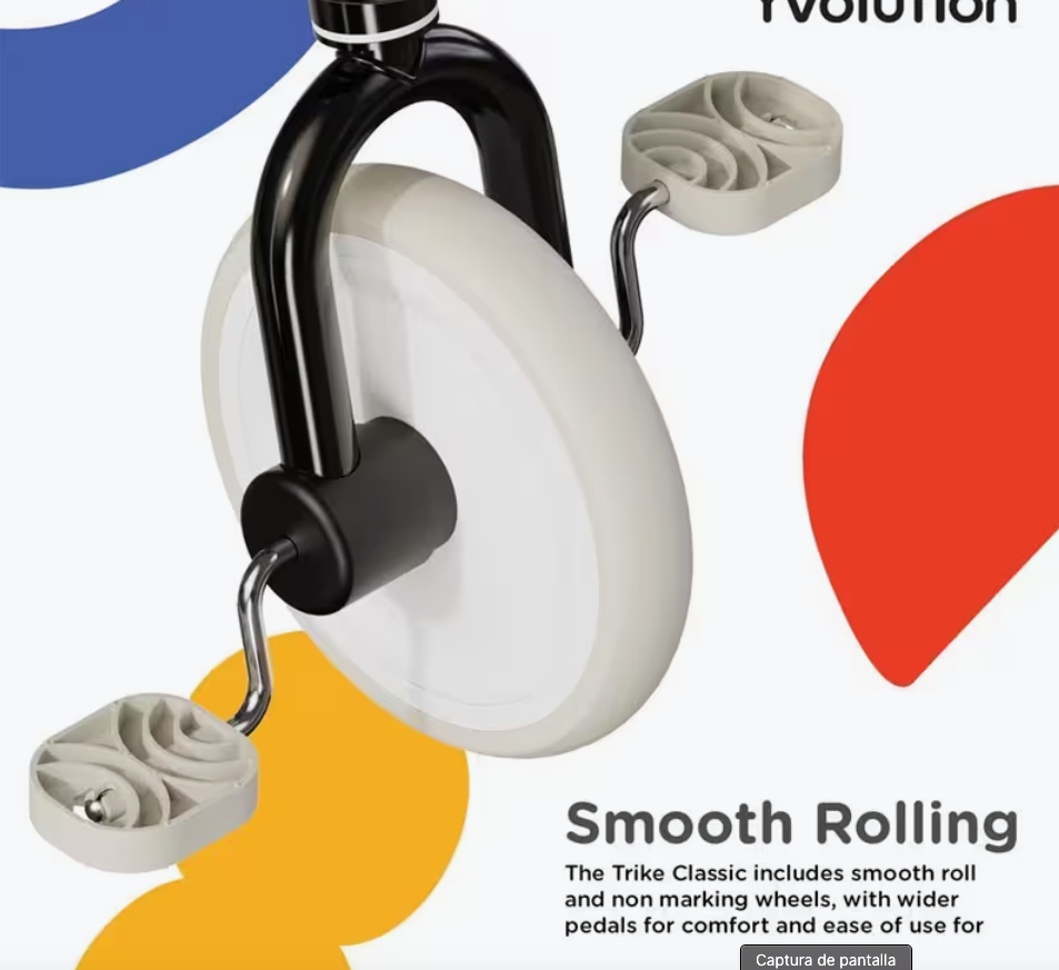 Triciclo Yvelo Classic Negro Trike Yvolution
