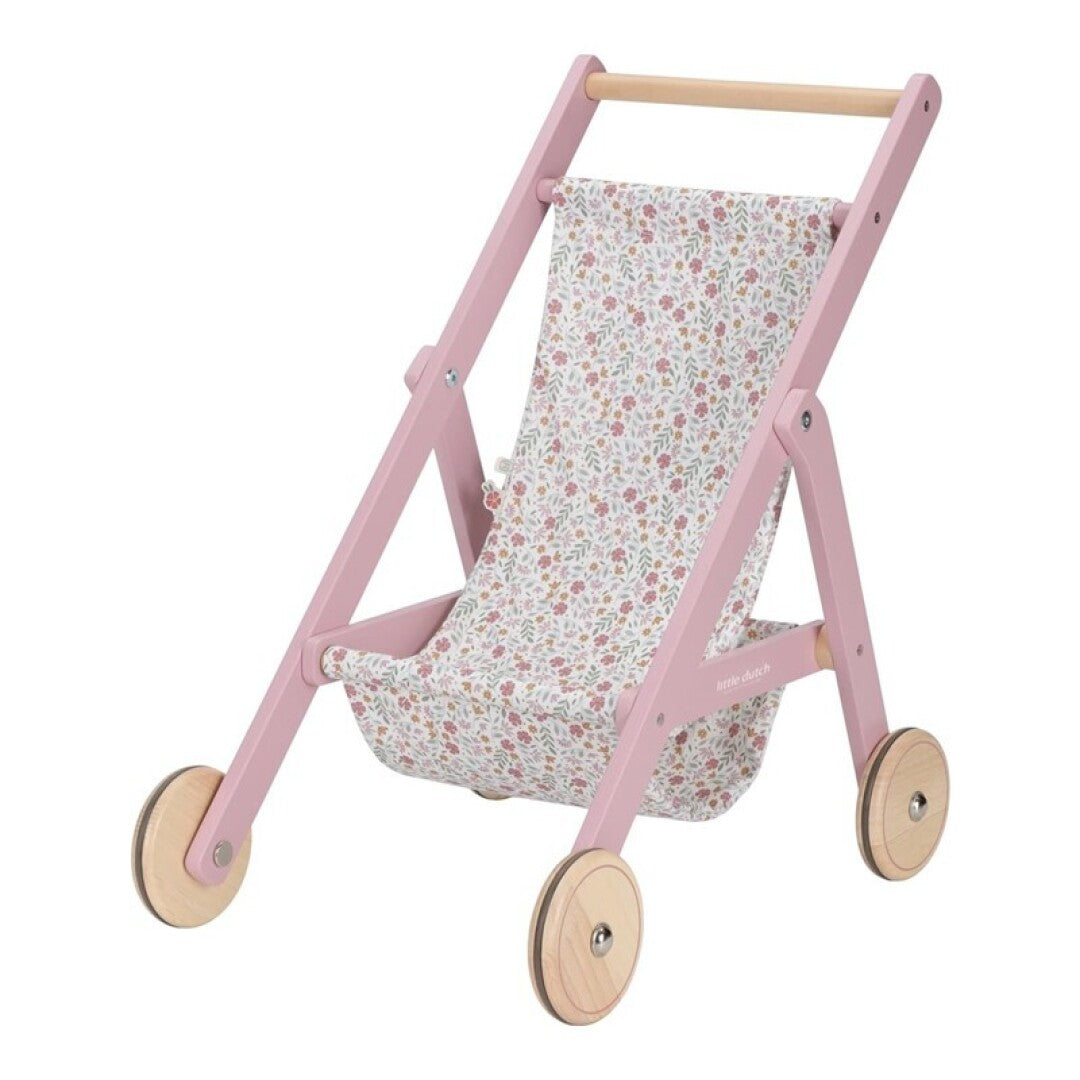 Silla Carrito de muñecas Rosa FSC Little Dutch