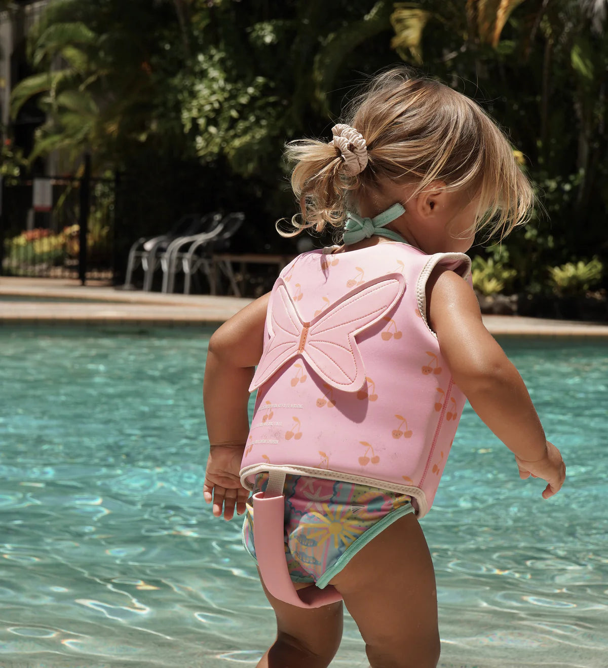 Chaleco flotador infantil Sunnylife Cotton candy rosa