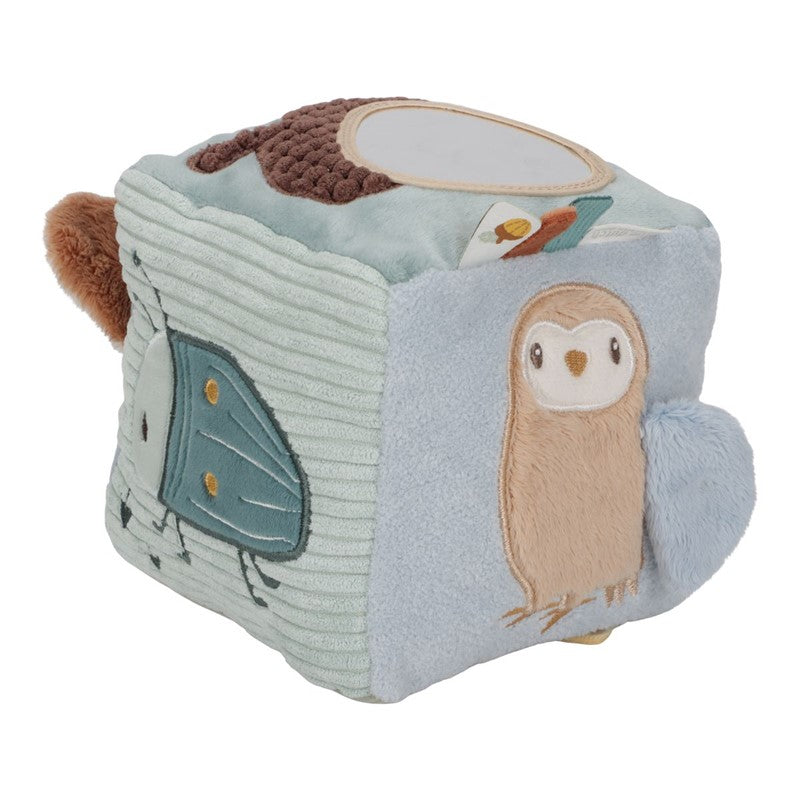 Cubo blandito de actividades Forest Friends de Little Dutch