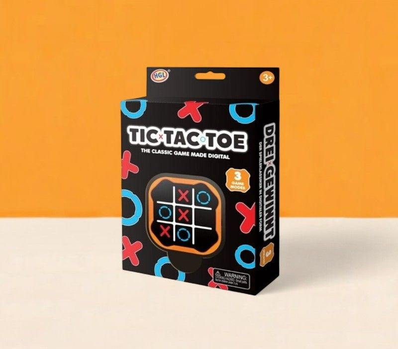 Juego 3 en raya digital Tic Tac Toe Naranja