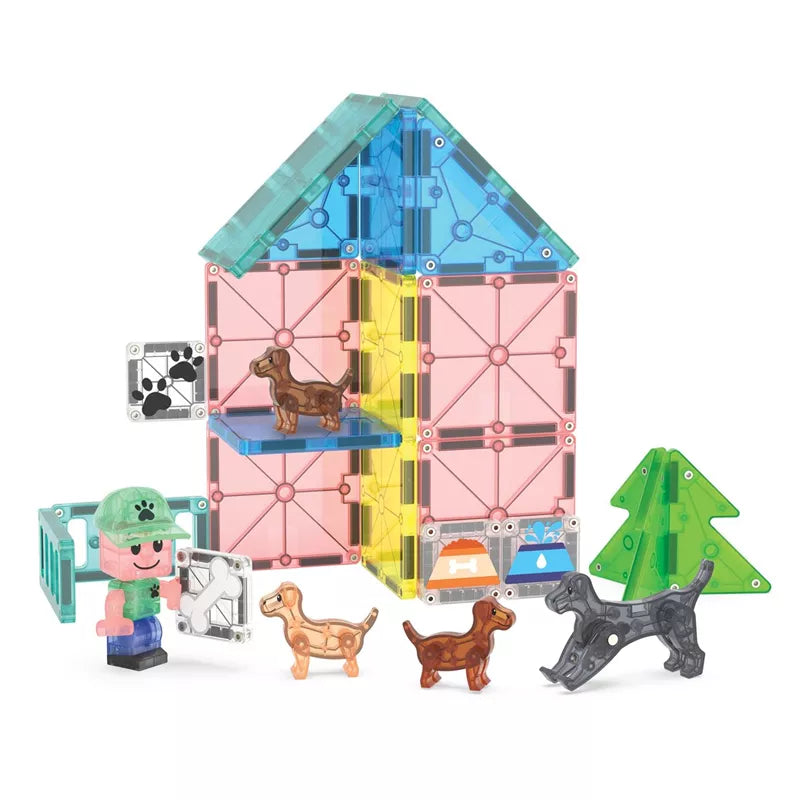 Magna-Tiles Puppy Park 27 piezas