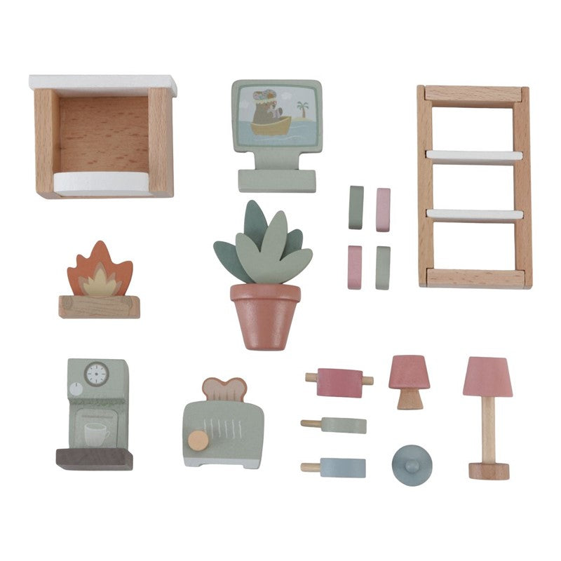 Set de muebles para casa muñecas de Little Dutch
