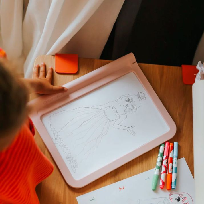Tableta de luz educativa Kidydraw Pro Rosa - Kidywolf