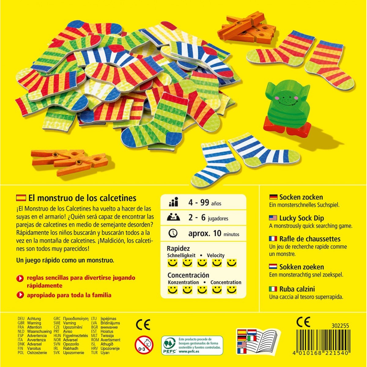 El monstruo de los calcetines - HABA