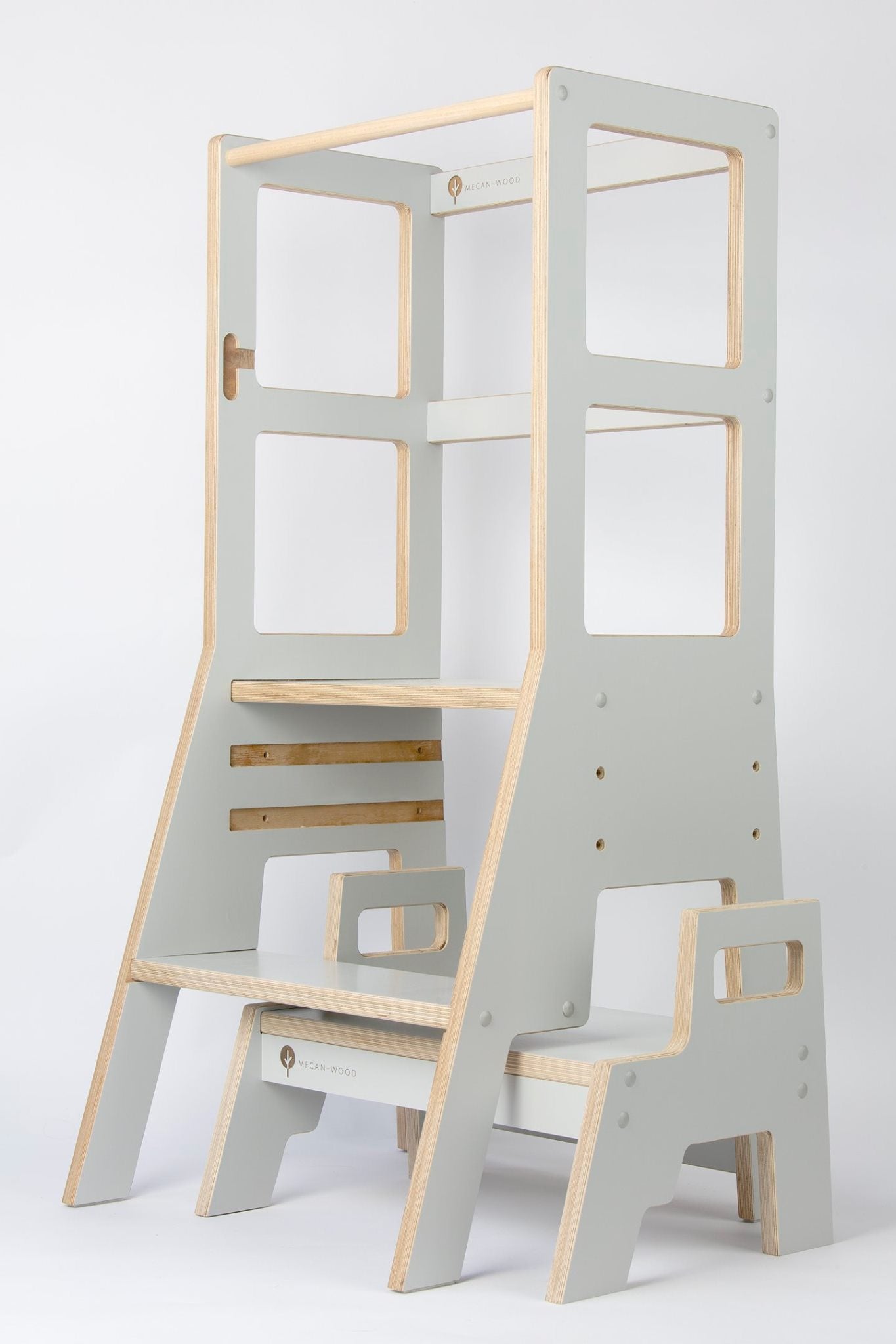 TORRE DE APRENDIZAJE DELUXE GRIS