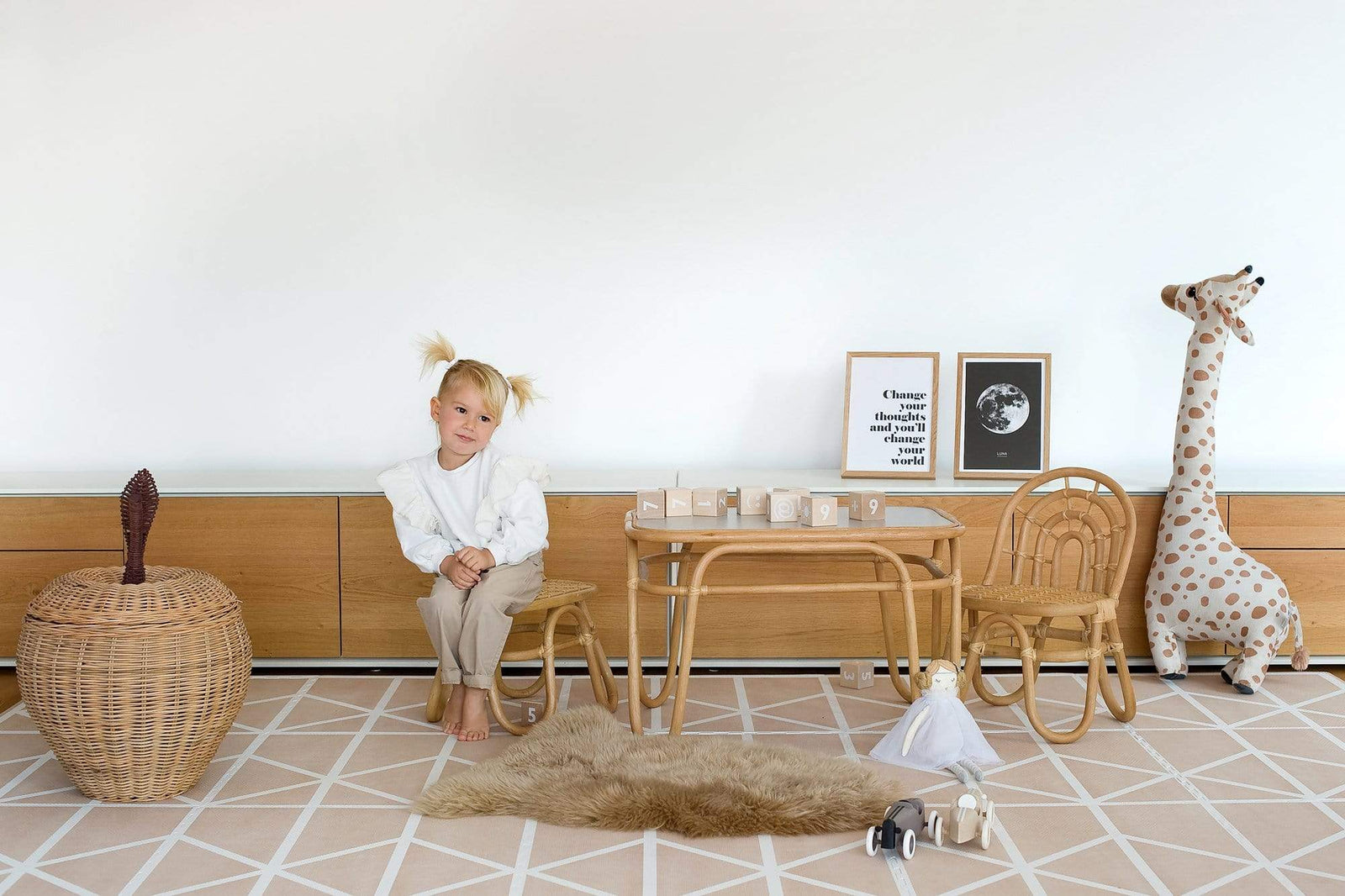 Alfombra de juego Toddlekind Nordic Beige Clay