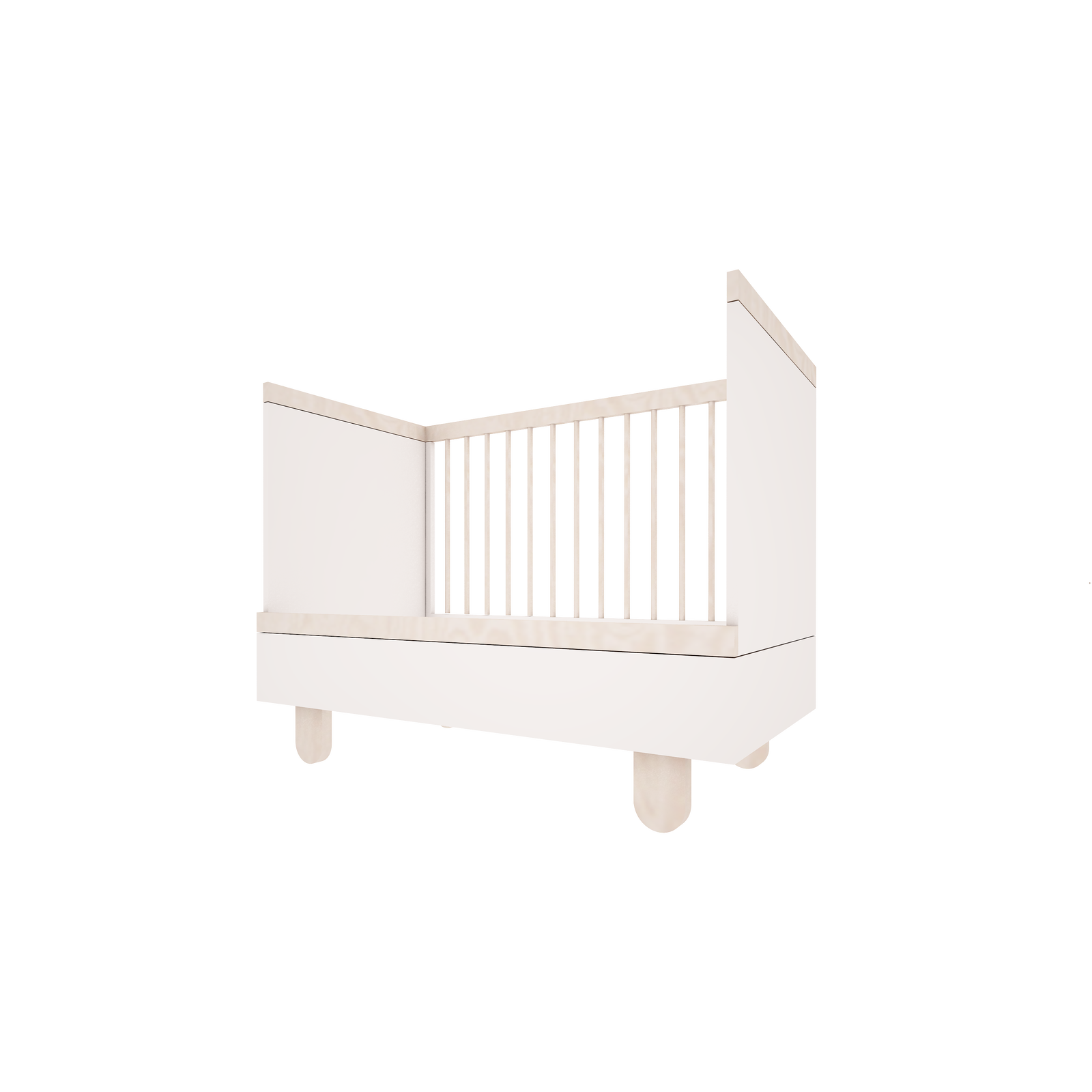 Cuna convertible 70x140 Woodluck Tedd