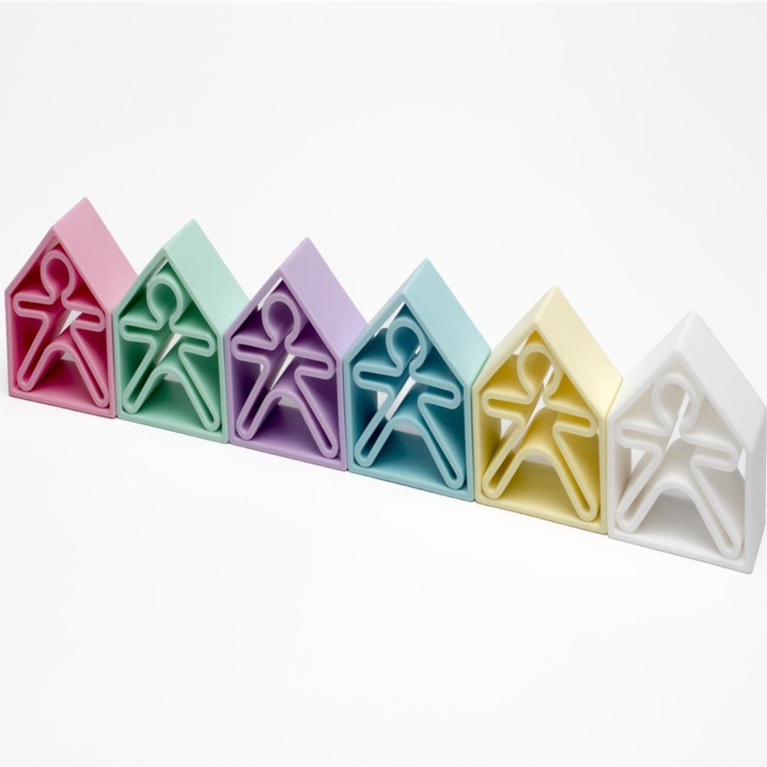 Kit Dena 6 Kids + 6 House colores pastel