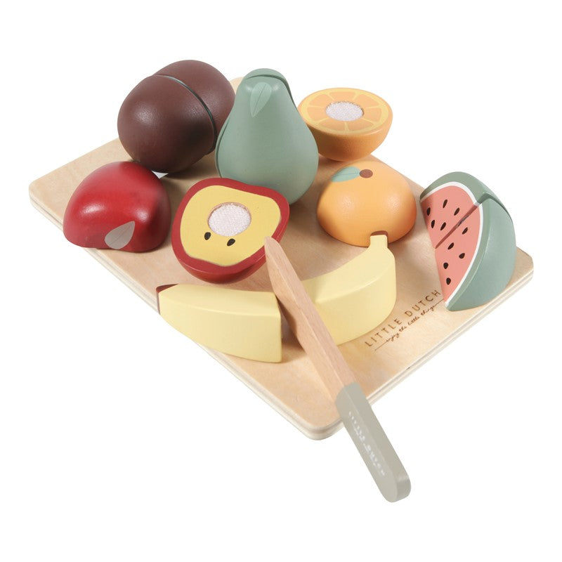 Fruta para cortar de madera de Little Dutch