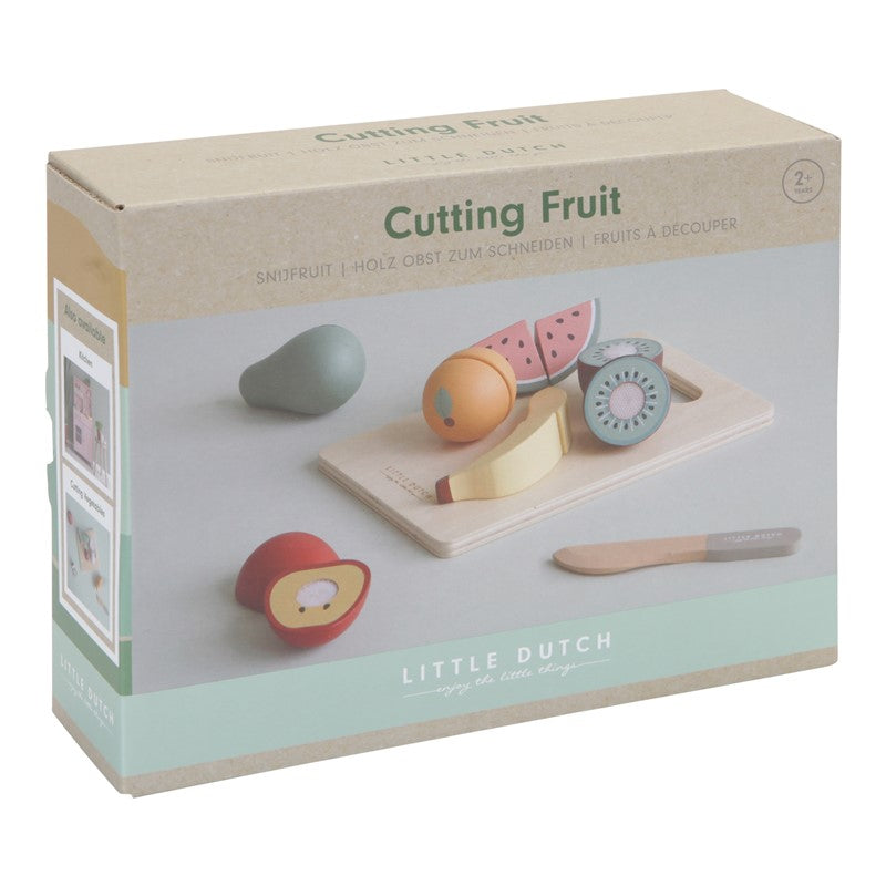Fruta para cortar de madera de Little Dutch