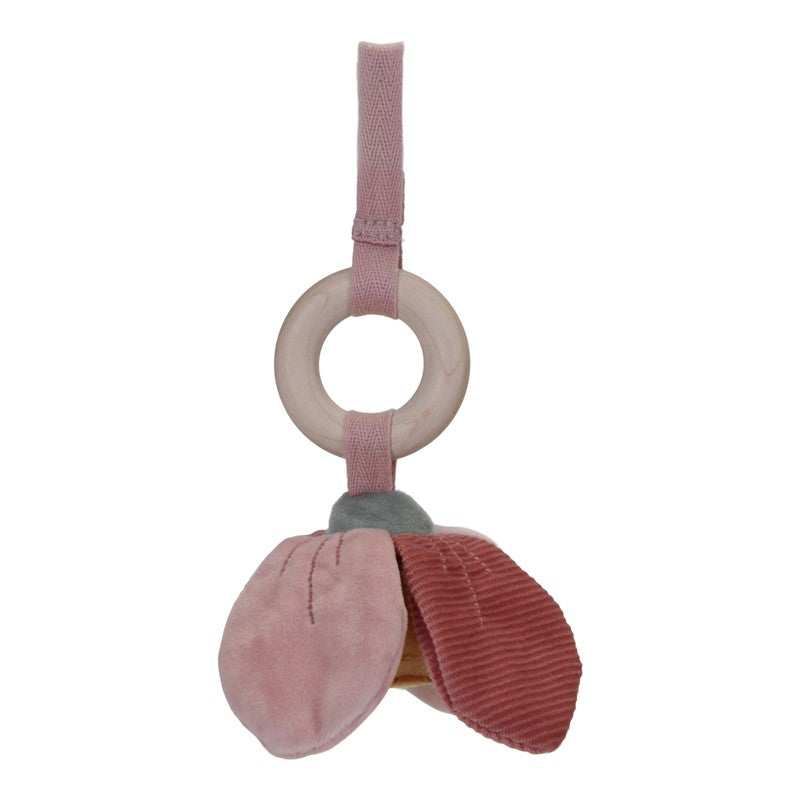 Gimnasio de madera rosa flores y mariposas Little Dutch