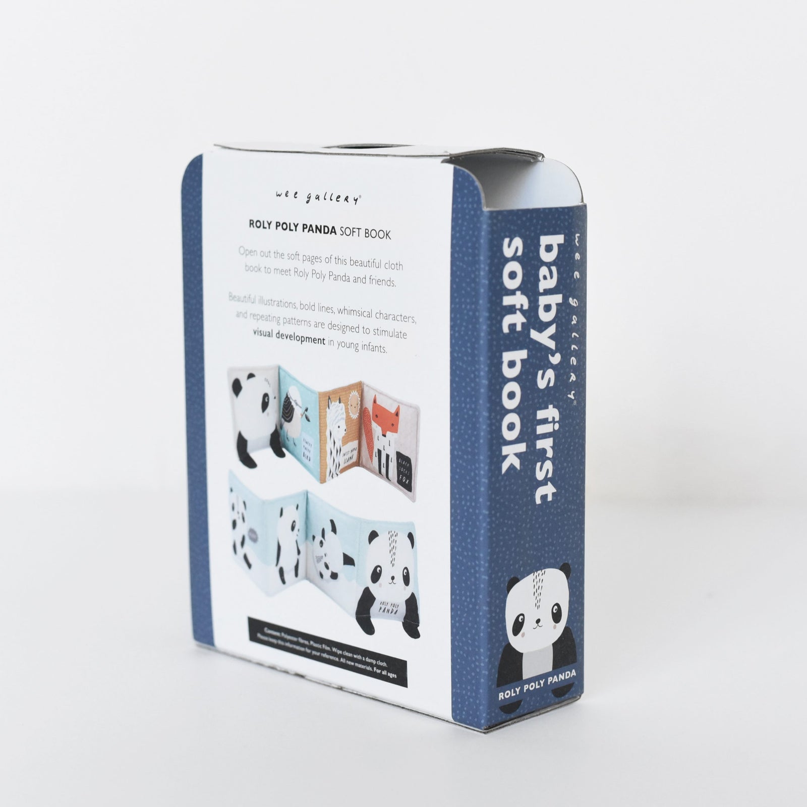 Libro blando de algodón - Panda Wee Gallery
