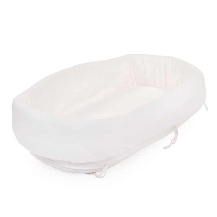 Minicuna de Ratán con vestidura colchón 90x50 Childhome
