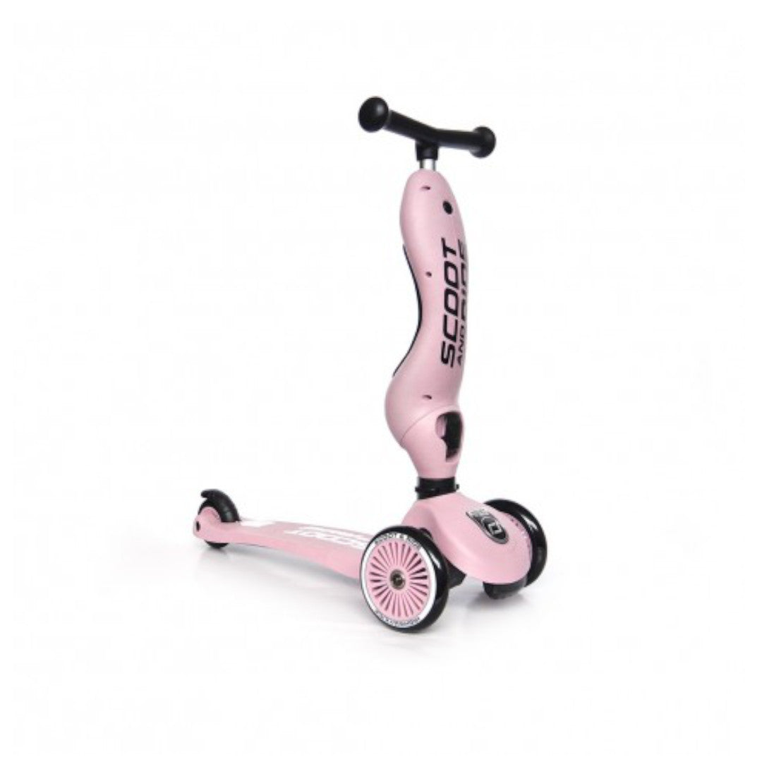 Patinete 2 en 1 Highwaykick One Rosa claro