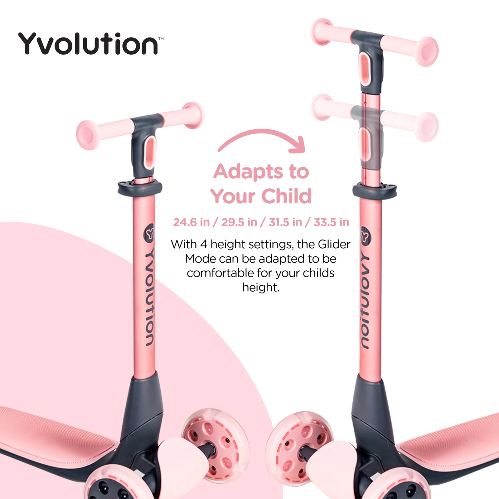 Patinete Nua Rosa Yglider Yvolution