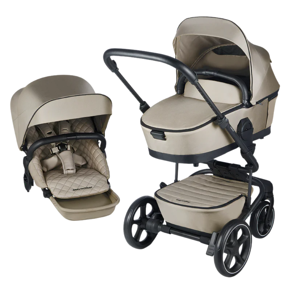 Pack Silla de paseo y capazo Harvey⁵ Premium Easywalker Pearl Taupe