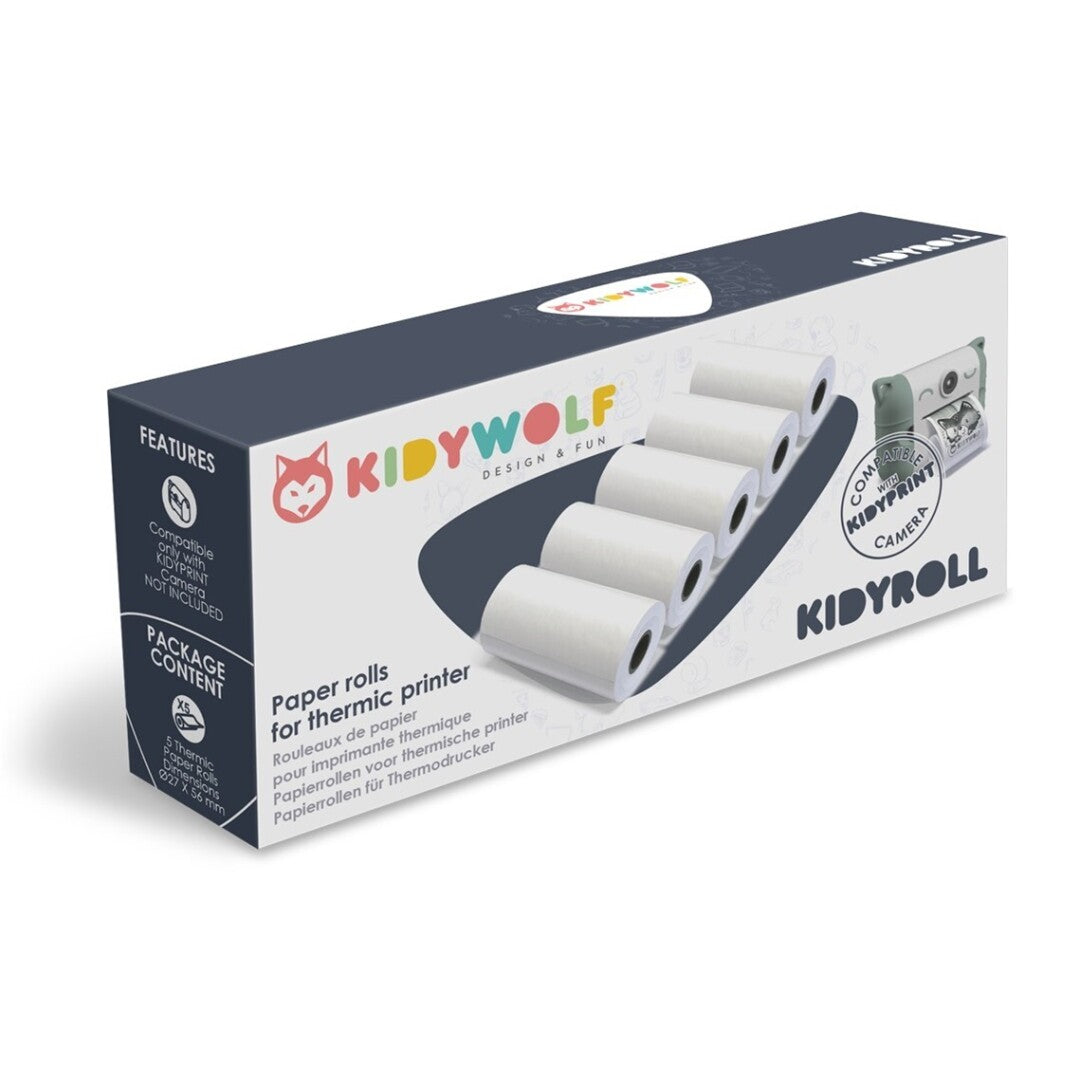 Papel Térmico para Kidyprint 5 Rollos