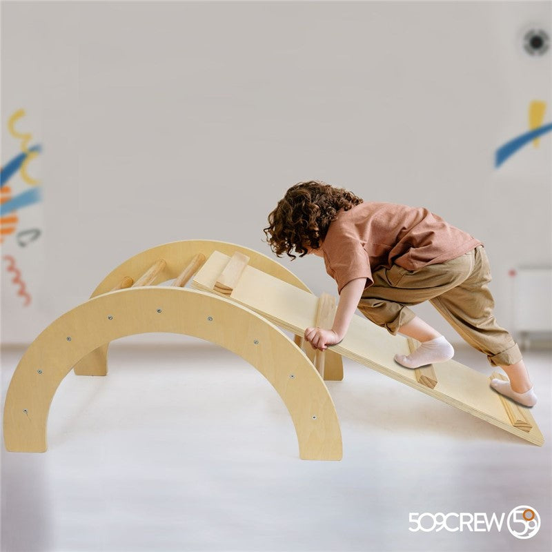 Arco de escalada con rampa Zoo Montessori