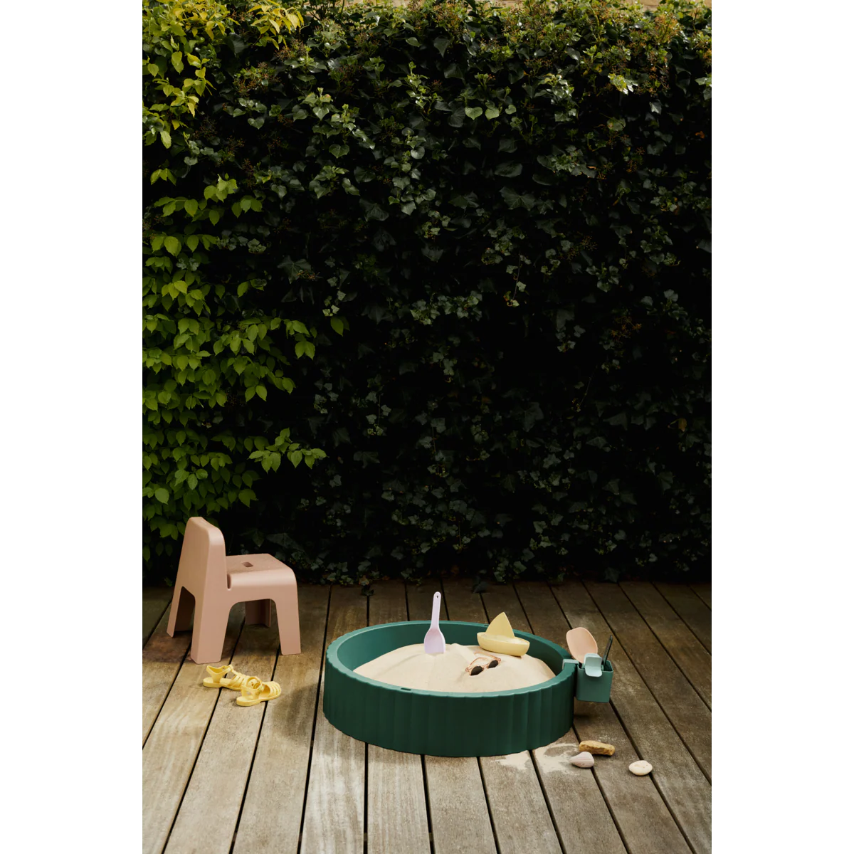 Arenero infantil Saul Sandpit verde Liewood