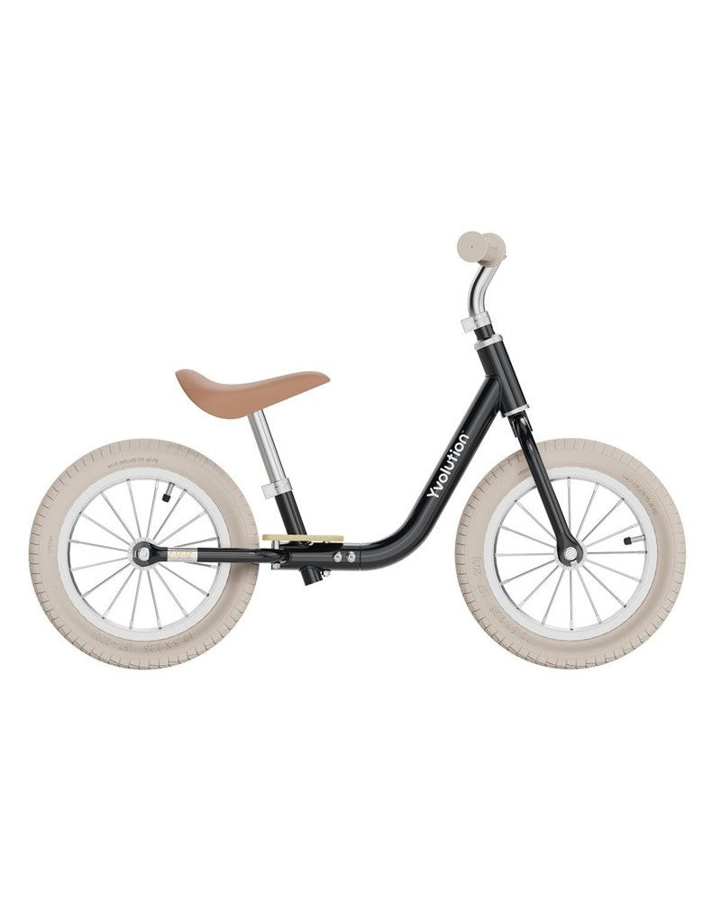 Bicicleta de equilibrio Yvelo Classic Negra vintage Yvolution