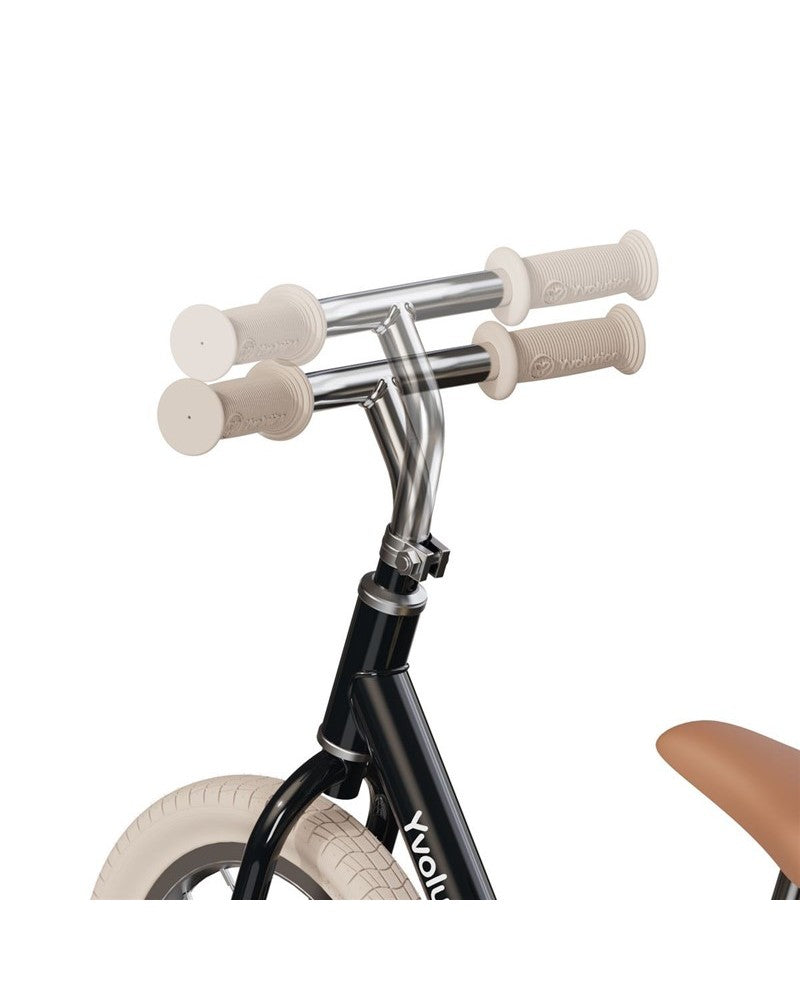 Bicicleta de equilibrio Yvelo Classic Negra vintage Yvolution