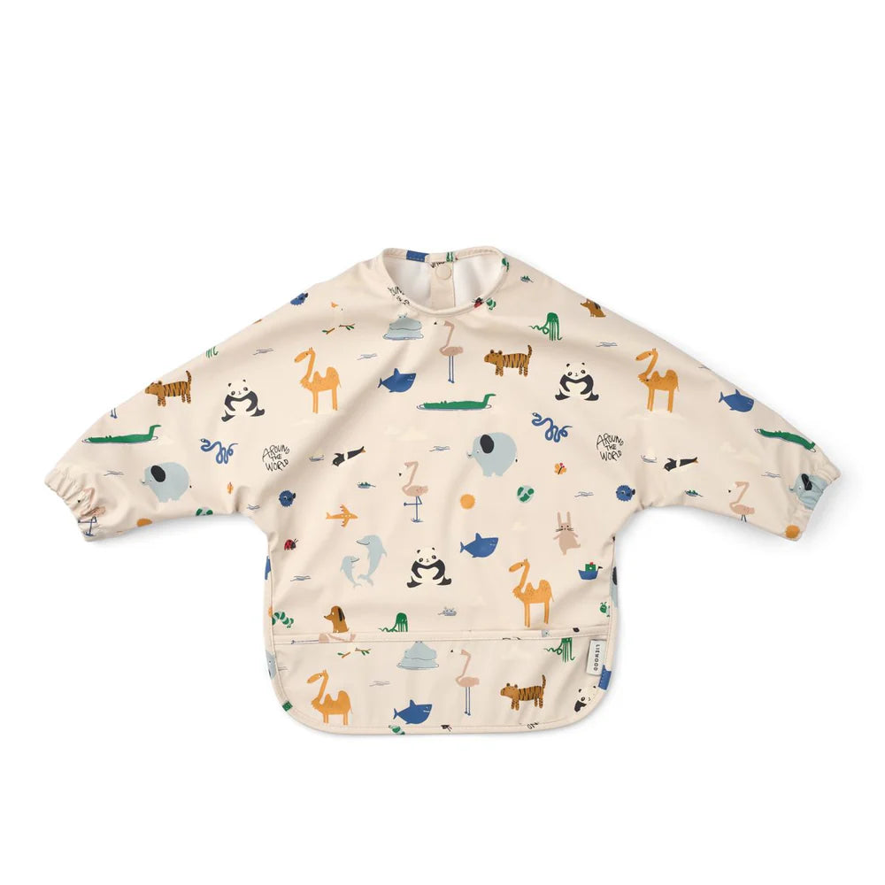 Babero con Mangas Merle | Around the world Liewood