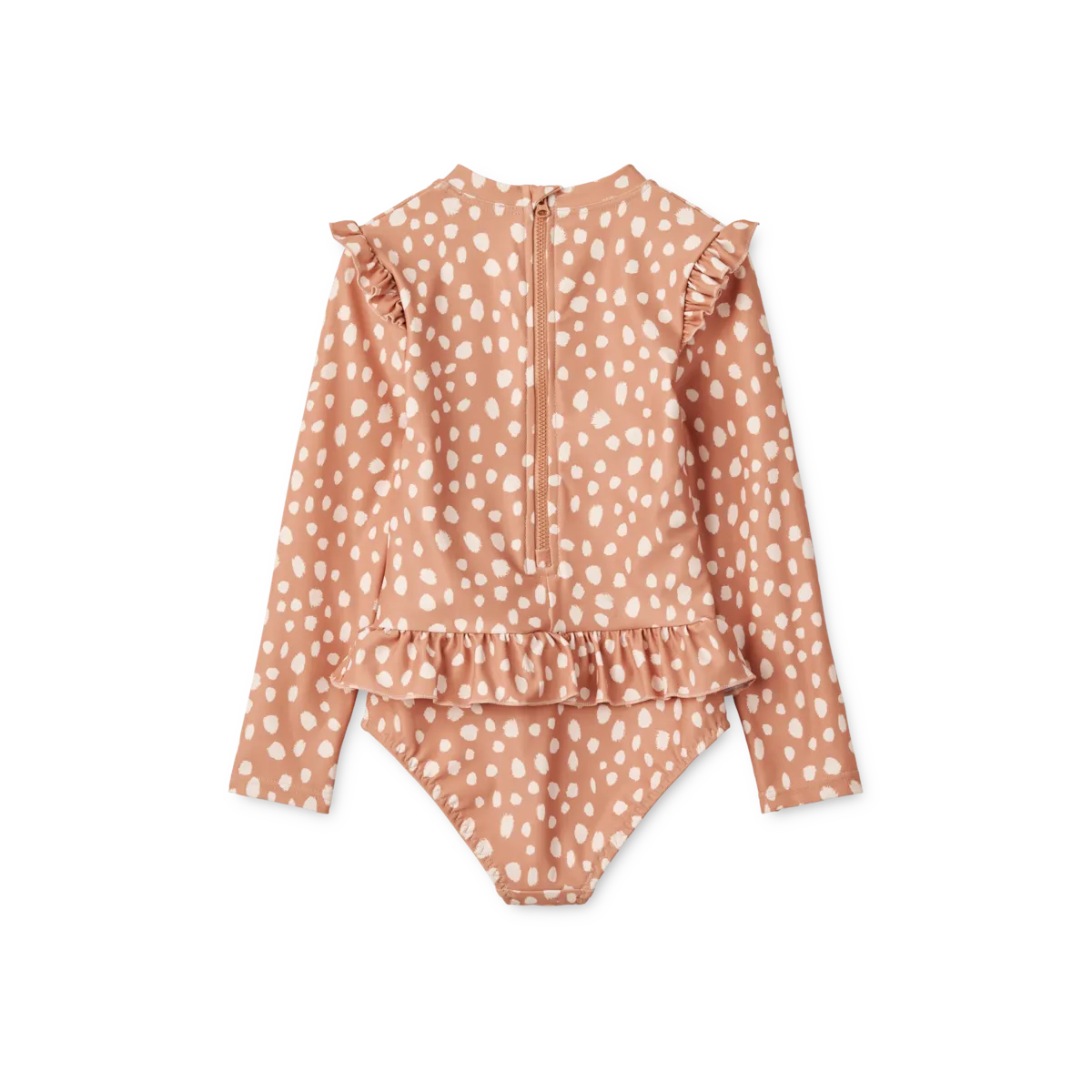 Bañador mangas niña Sille Leo spots Tuscany de Liewood