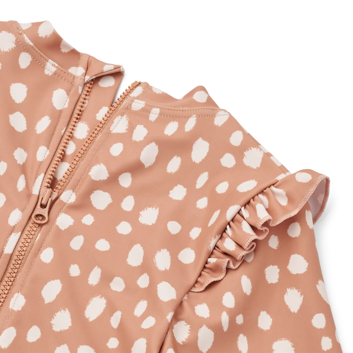 Bañador mangas niña Sille Leo spots Tuscany de Liewood