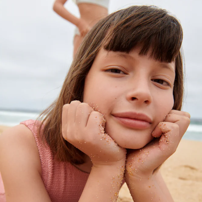 Bañador niña Bianco rosa de Liewood