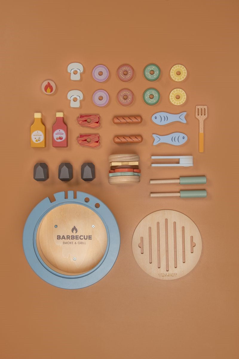 Set barbacoa de madera FSC de Little Dutch