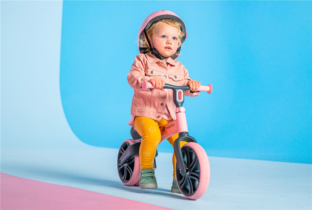 Bicicleta evolutiva de equilibrio Yvelo Junior Rosa Yvolution