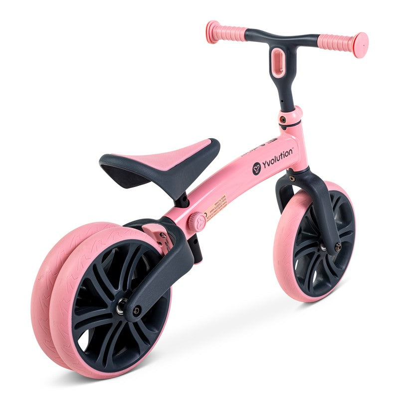 Bicicleta evolutiva de equilibrio Yvelo Junior Rosa Yvolution