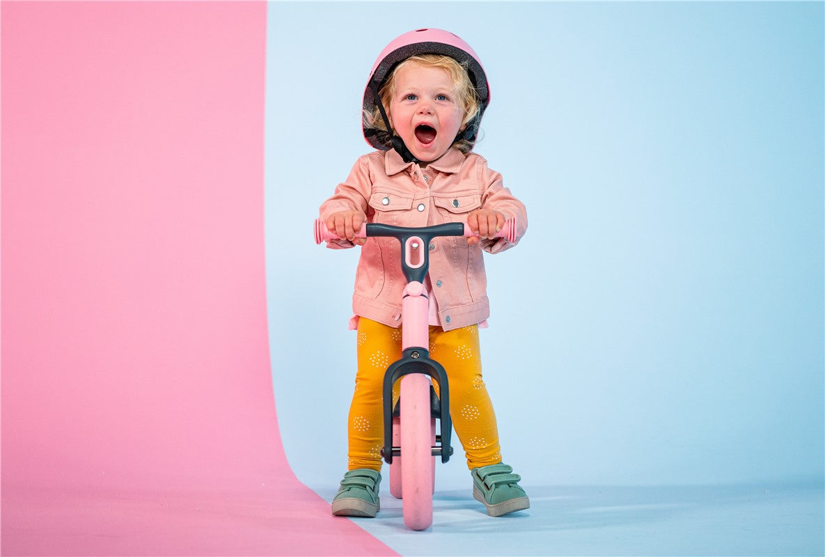 Bicicleta evolutiva de equilibrio Yvelo Junior Rosa Yvolution