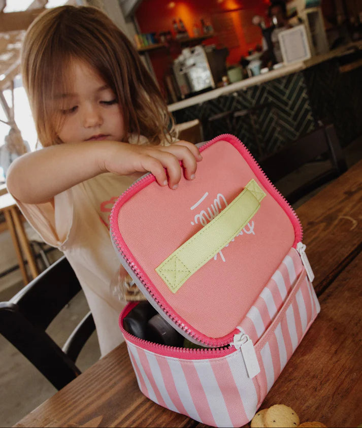 Bolsa termica de almuerzo Pink Stripes Hello Hossy