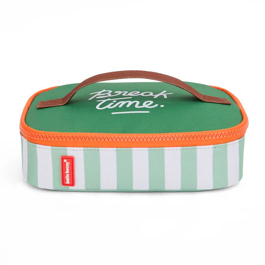 Bolsa termica de merienda Green Stripes Hello Hossy