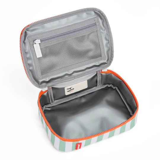 Bolsa termica de merienda Green Stripes Hello Hossy