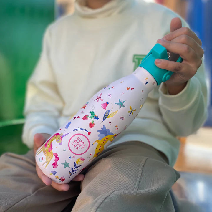 Botella Térmica Acero Cool Bottles Funny Unicorns 350ml