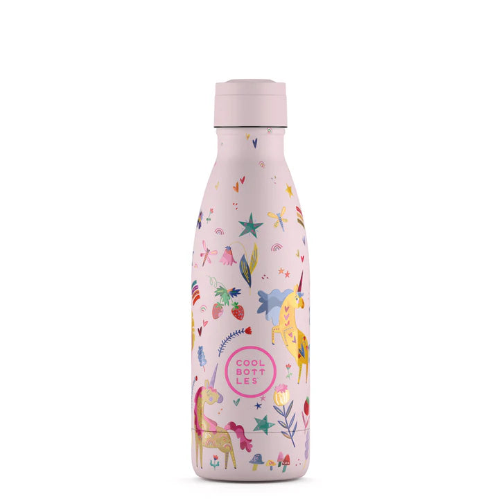 Botella Térmica Acero Cool Bottles Funny Unicorns 350ml
