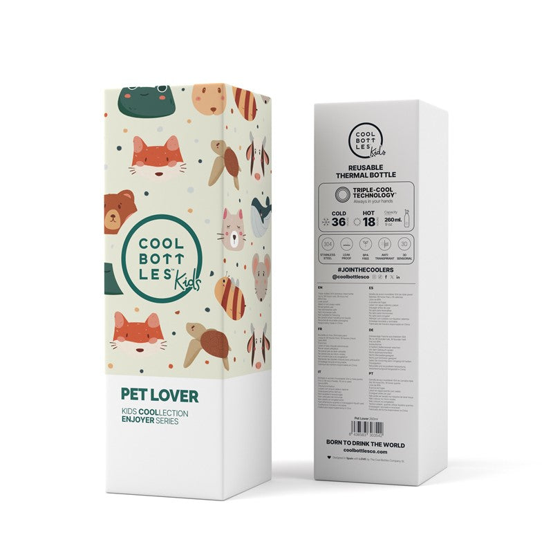 Botella Térmica Acero Cool Bottles Pet Lover