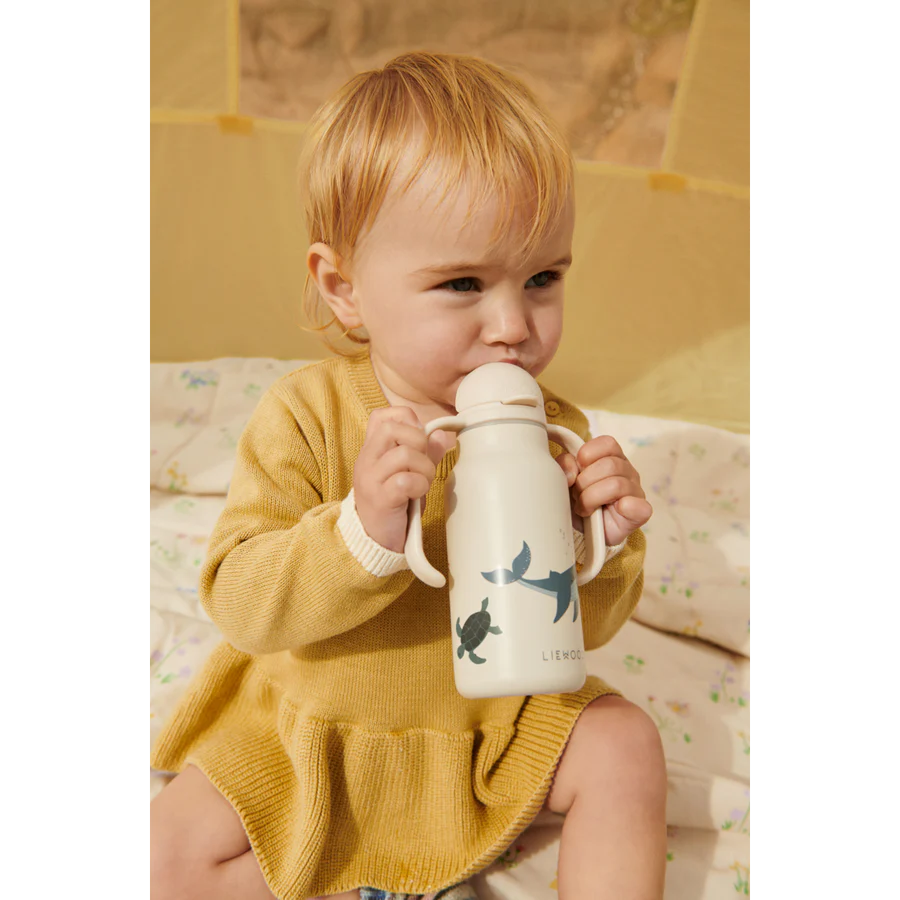 Botella Térmica Acero Kimmie Sea creature asas 250 ml Liewood