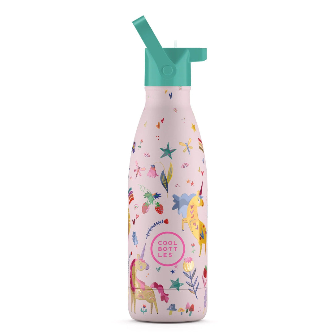 Botella Térmica Acero Cool Bottles Funny Unicorns 350ml