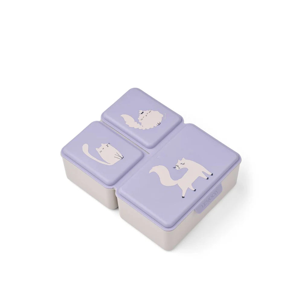 Caja de Almuerzo Driss Cat warm lilac Liewood