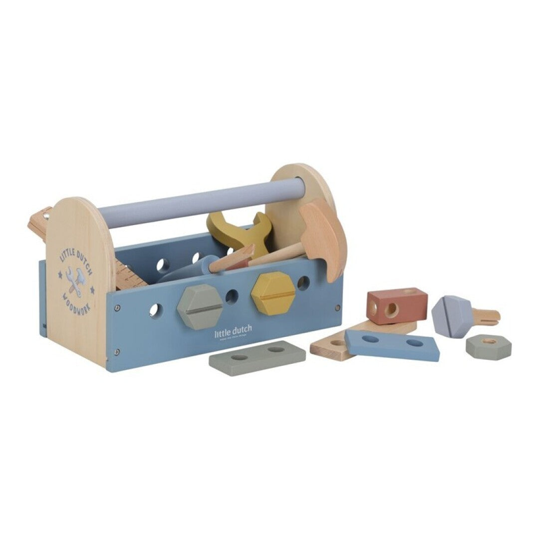 Caja de herramientas de madera FSC de Little Dutch