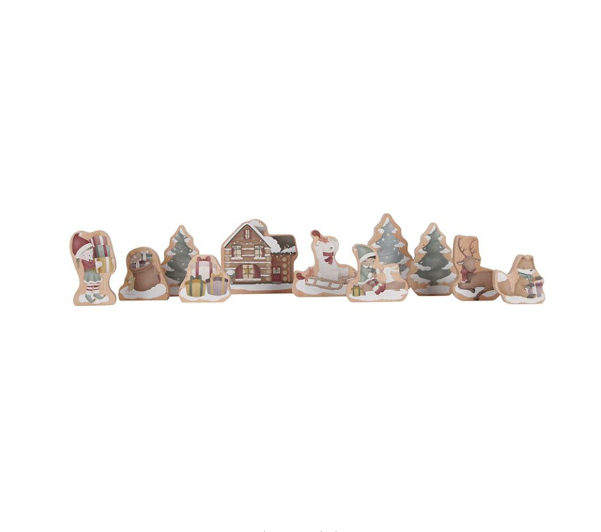 Sistema de tren Navidad FSC Little Dutch